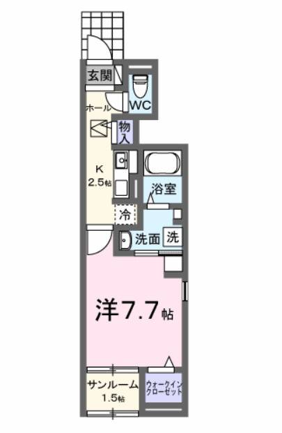 レインボーの間取り