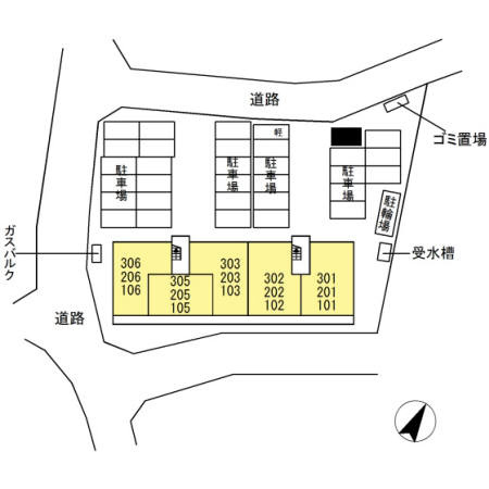 オレンジコートの区画図