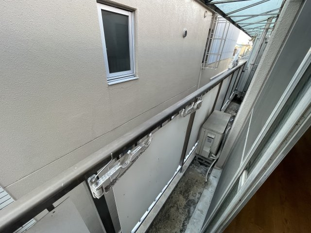 西宮市甲子園七番町の賃貸マンションのバルコニー