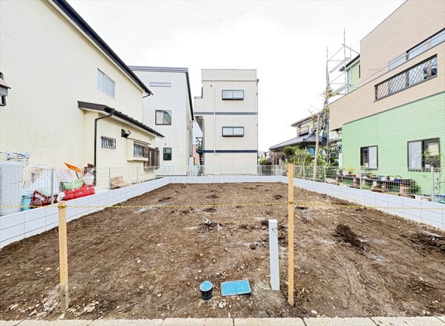 【外観】 | 志木市中宗岡3丁目　新築一戸建住宅　全1棟　(志木本店) | 販売現地／2026年4月10日撮影　
住宅性能表示制度において6項目のMAX等級取得の長期優良住宅です。