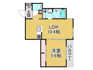 エステート塚口の間取り