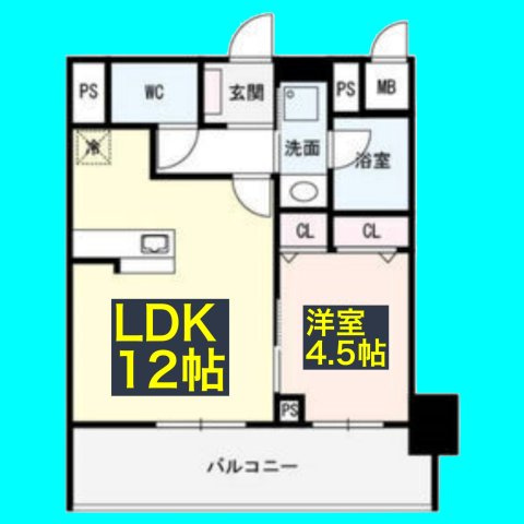 Flair丸の内の間取り