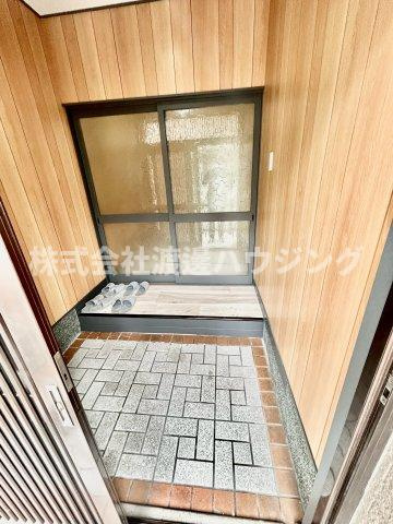 尼崎市西難波６丁目テラスハウスの玄関