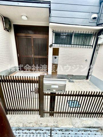 尼崎市西難波６丁目テラスハウスの駐車場|駐輪スペース