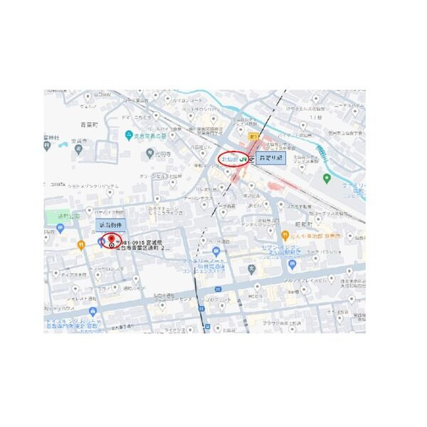 REGALEST通町の地図