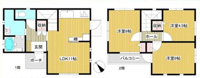 【間取り】 | 袖ケ浦市坂戸市場
