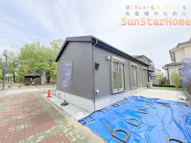 【サンスターホーム】青梅市新町7丁目　新築戸建平屋の外観