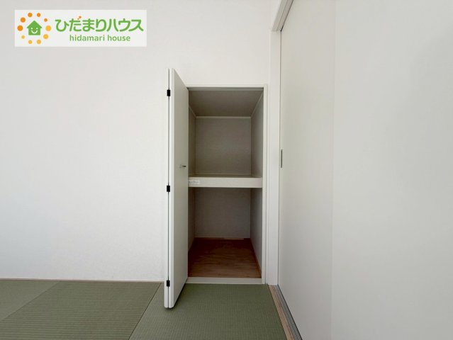 郡山市並木第1　新築戸建　5号棟の寝室|奥行きが広い収納スペースなので、お布団も楽々しまえますね！！