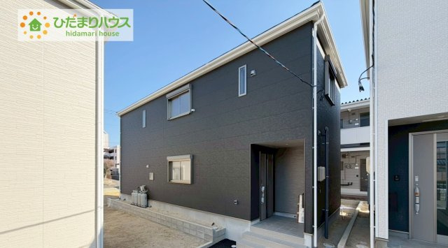 郡山市並木第1　新築戸建　5号棟の外観|洗練された美しさが生まれる、スタイリッシュな外観です(^^)/
