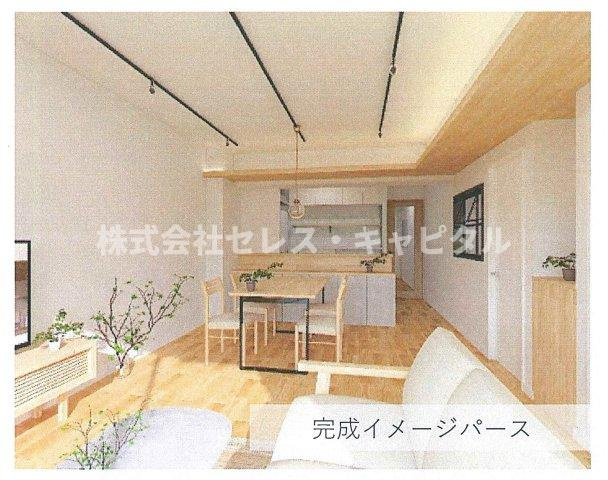 浦安マリナイースト21夢海の街の完成予想図|内観の完成予想図です