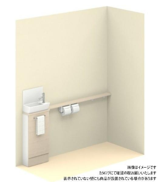 HT長浜のトイレ|シンプルなデザインのトイレ空間が印象的です。手洗いカウンターが備わっており日常の使いやすさに配慮されています。
