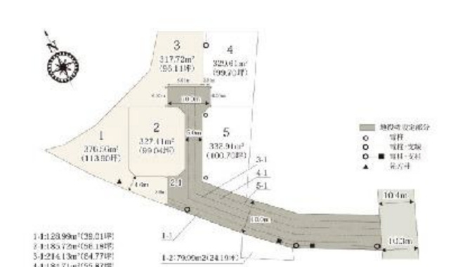 【区画図】 | 本庄市東五十子第1期　ワイウッドコート　新築戸建　全5区画　2号棟