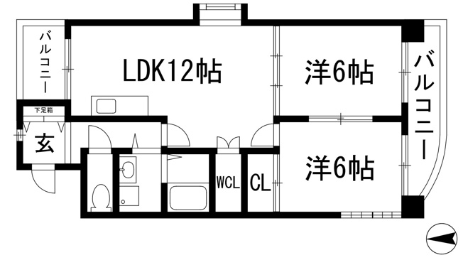 【間取り】 | ガーデンテラス甲東園