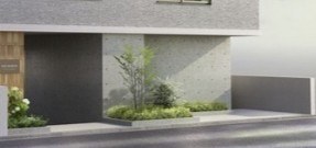 デュオメゾン都立大学のエントランス