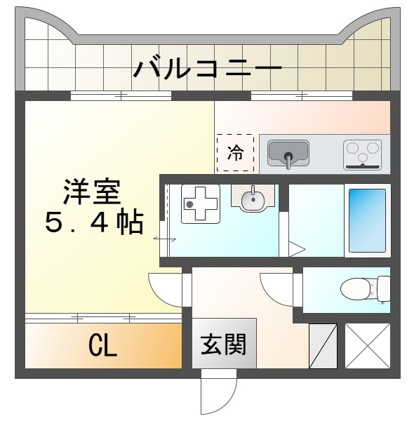 サンコーポ千代ヶ丘の間取り