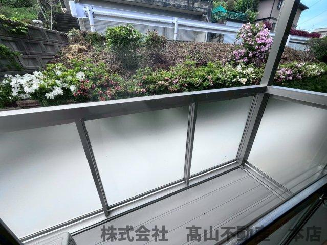 シャルム岡垣Ⅴのバルコニー