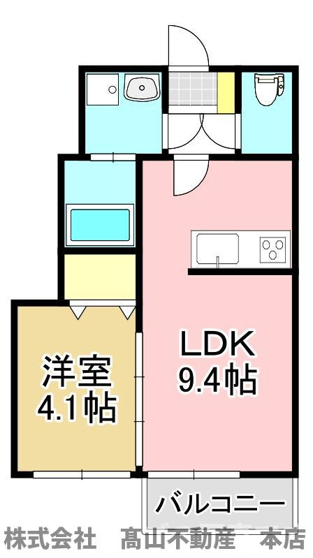 シャルム岡垣Ⅴの間取り