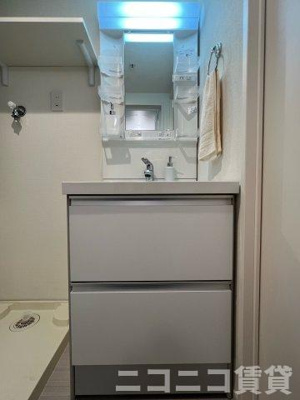 【独立洗面台】 | ハーモニーテラス武蔵関Ⅱ | 別号室イメージの為、現状を優先致します。