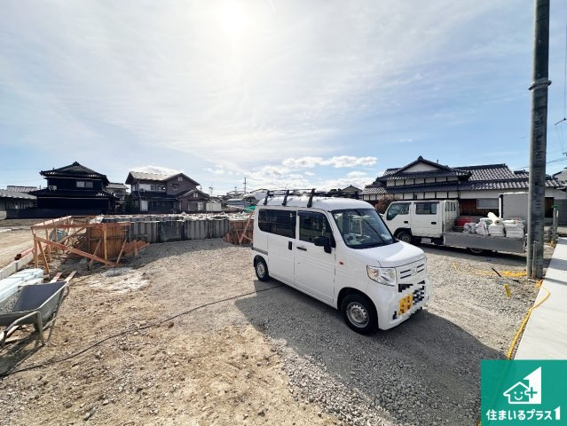姫路市花田町勅旨　第3期　新築一戸建ての外観|周辺は落ち着いた街並みの住宅地！子育てがしやすい住環境です！まだ未完成ですが、現地でしかわからない事もございます。是非一度ご覧ください。