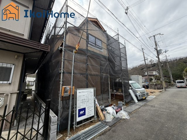 神戸市西区北山台2丁目　新築戸建の前面道路含む現地写真|●年中無休：当日予約可●前面道路は北側幅員約4mです！交通量は少ないので小さなお子様がいても安心！