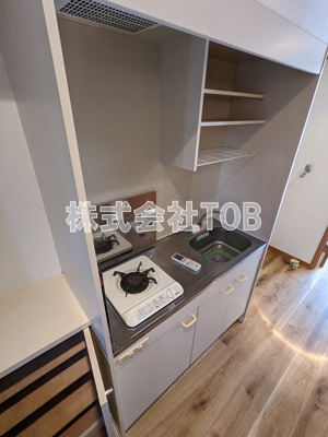 【キッチン】 | つつじヶ丘ビレッジ | 1口ガスコンロ