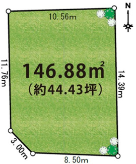 【土地図】 | 立川市砂川町6丁目　売地　【全1区画】