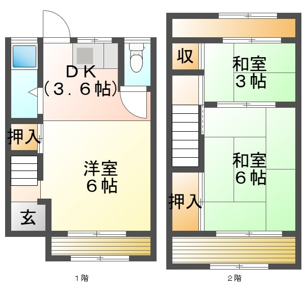 東垂水2丁目戸建の間取り