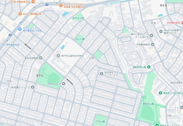 5日(土)6日(日)現地ご見学可能！　神戸市北区星和台　第3期　新築一戸建ての地図