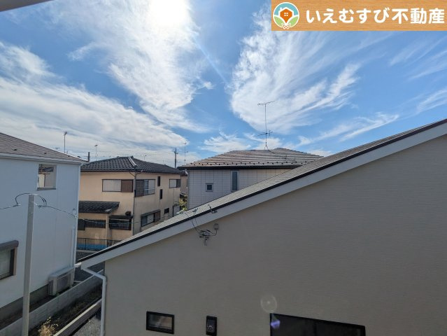 Cradle garden　鴻巣市筑波第5の展望|高い建物が無く明るい展望
バルコニーからの展望も閑静な住宅地が望めます。日当りも良いですね♪