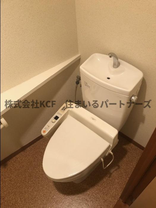 ロッヂングスオークのトイレ|ゆったりとした空間のトイレです