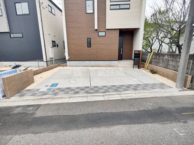 【駐車場】 | 坂戸市花影町2期　全5棟　1号棟 | カースペース２台可
