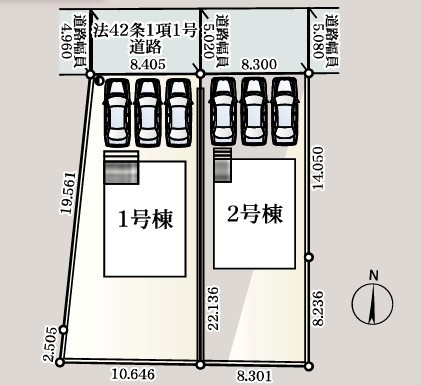 【区画図】 | CRADLE GARDEN行田市向町 第2　新築住宅