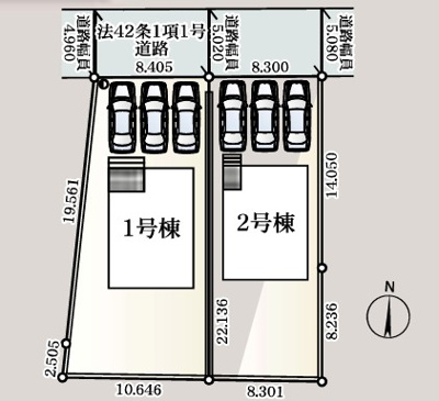 【区画図】 | CRADLE GARDEN行田市向町 第2　新築住宅