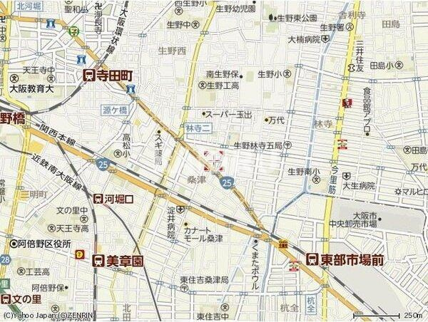 アムール LAFORETの地図