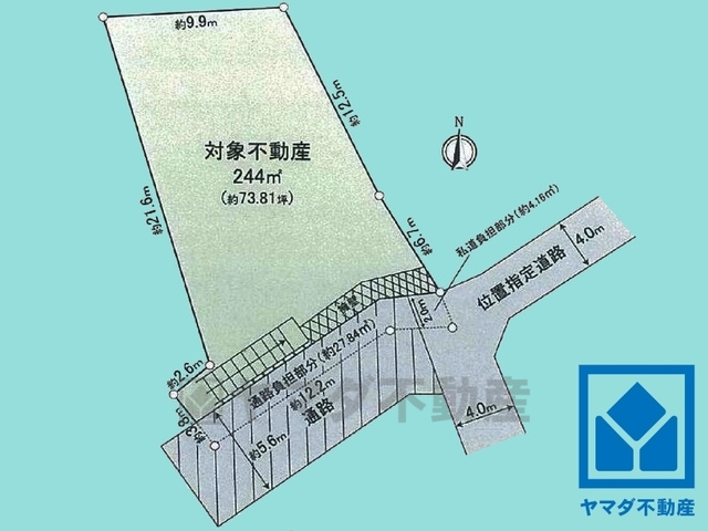 西宮市甲陽園東山町の土地図