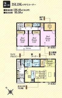 【間取り】 | 鶴ヶ島市藤金　新築戸建　2棟