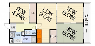 【間取り】 | アミール西野