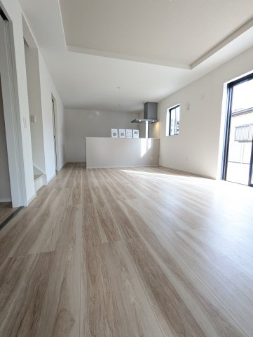 水戸市平須町　14期の居間・リビング|開放感のあるリビングは家族のコミュニケーションの場です