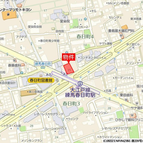 Ｂｒｉｌｌｉａ練馬春日町の地図