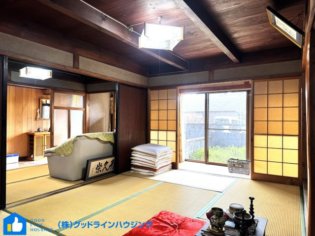 上滝野戸建（闘竜灘近く）の和室|和室南側6帖から和室4帖方向