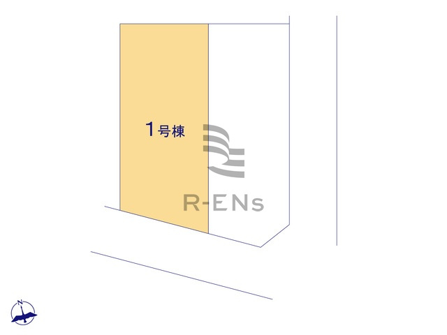 【区画図】 | 西東京市向台町６丁目　新築戸建て　１号棟 | 駐車スペースは並列で2台分ございます！