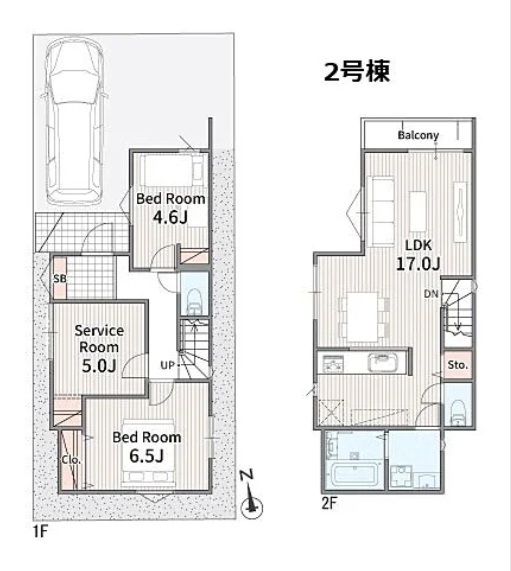 習志野市本大久保４丁目４０８②の間取り
