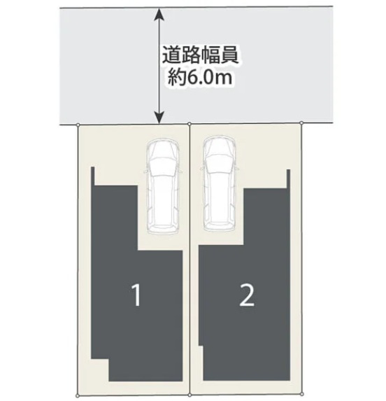 習志野市本大久保４丁目４０８②の区画図