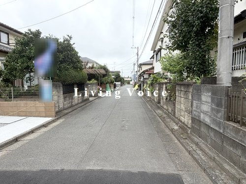【仲介手数料０円】相模原市中央区光が丘4期　新築一戸建て　全2棟の前面道路含む現地写真|相模原市中央区光が丘4期　新築一戸建て　全2棟