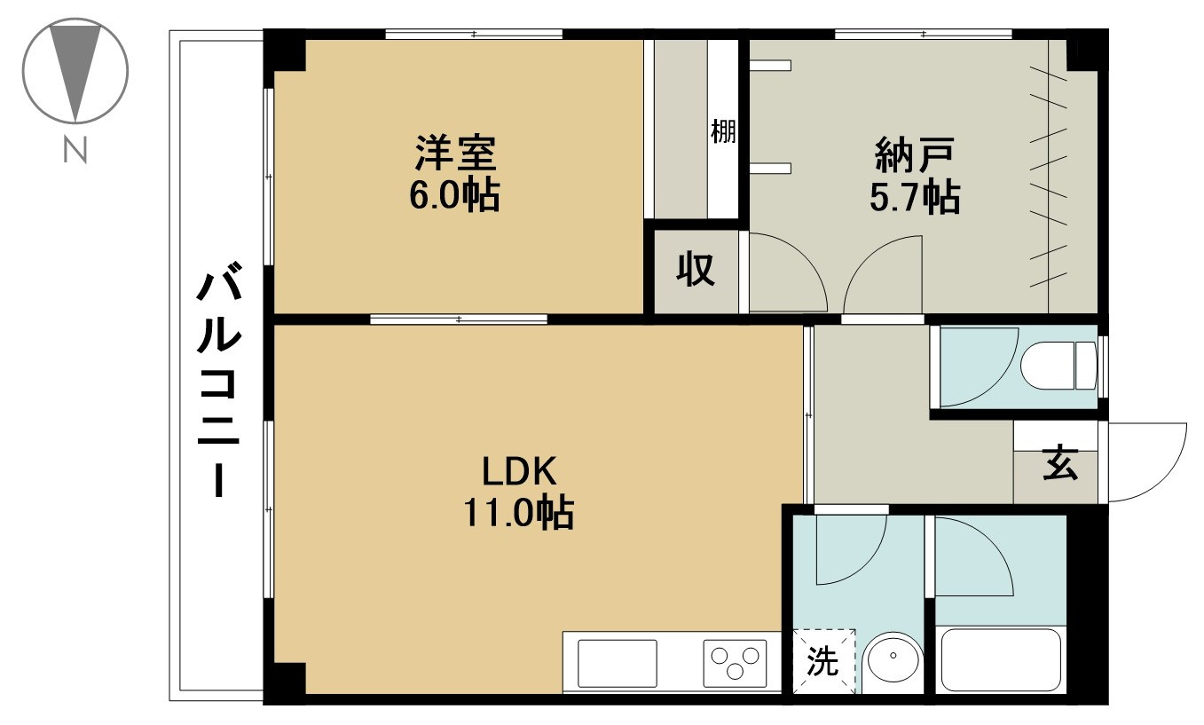 セントA-Ⅱの間取り