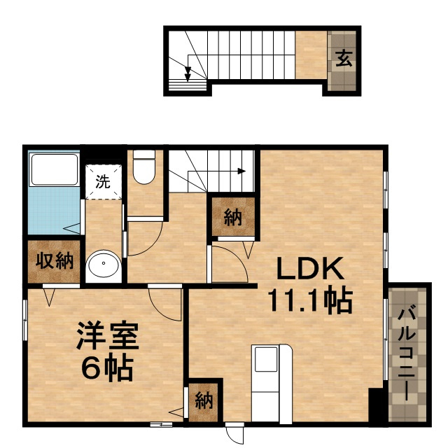 スターブル宝塚の間取り