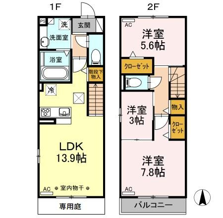 【間取り】 | ポポラーレみのり