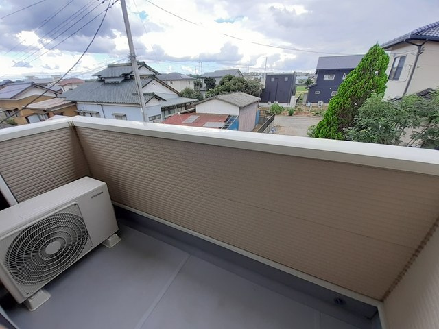 プラシードつくばＣのバルコニー|バルコニー