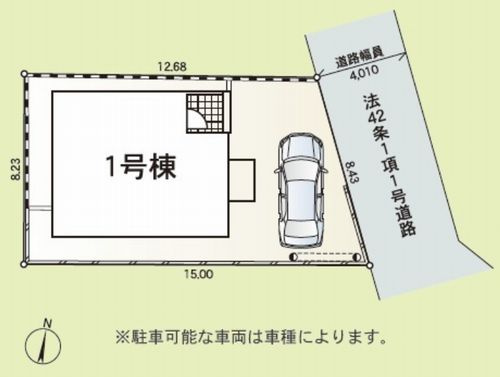 【区画図】 | 【仲介手数料０円】厚木市長谷第15　新築一戸建て | 厚木市長谷第15　新築一戸建て