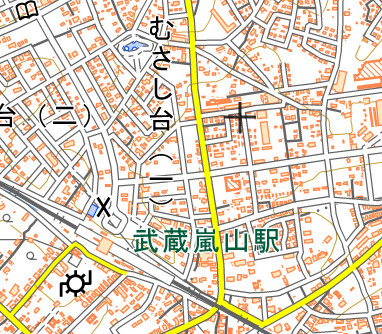 嵐山町川島　一棟アパート　2750万の地図